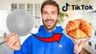 Je teste des RECETTES TIKTOK satisfaisantes (Croissant Feuille de Riz, Brownies Patate Douce)