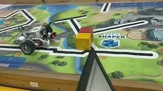 Ev3 liner follower with obstacle detection by vidhun