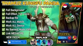Script Skin Thamuz Kungfu Panda No Password Full Effect and Voice Patch Terbaru