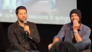 JIB8 Misha Collins & Jared Padalecki