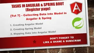 [AST - Tutorial 7] Collecting Data into Model in Angular & Spring