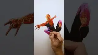 Рисуем Человека-Паука! (Drawing Spider-Man) #shorts