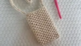Сумочка для телефона #чехолкрючком