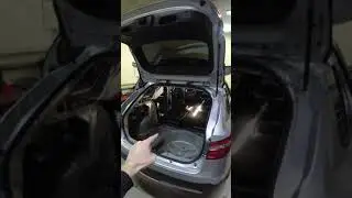 Шумоизоляция крыши Lada Vesta Cross материалами Шумофф. #shorts