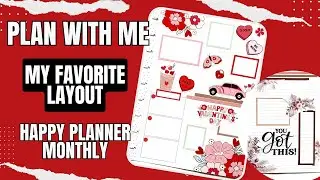 Plan With Me [Happy Planner Monthly Layout]