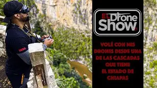 Drones en la cascada ËL AGUACERO¨ en Chiapas. de locura.