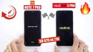 Realme 3 Pro vs Redmi Note 7 Pro Speedtest Comparison & RAM Management [SD 675 vs 710] 🔥🏁