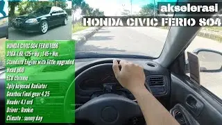 Acceleration 0-100 km/h Civic Ferio SO4 1996