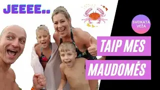 Taip mes grūdinamės šeštadieniais.. ir šį kartą su sūnumi ir draugais :)