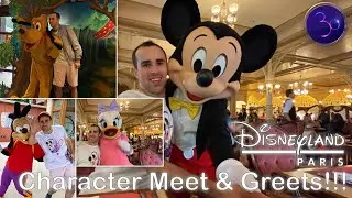 Disneyland Paris: My Disney Character Meet & Greets (Compilation) [June 2022]