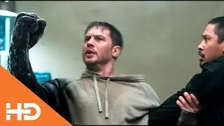 Веном дает пинка негодяям в квартире Эдди Брока ✦ Веном (2018)