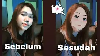 CARA EDIT FOTO ASLI MENJADI ANIME pakai hp