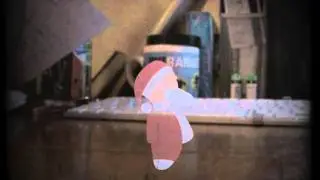 Santa Test - After Effects 2D Animation mixed with real footage