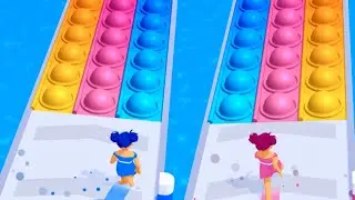 Pop It Run! Gameplay Walkthrough All Levels iOS,Android New Big Update