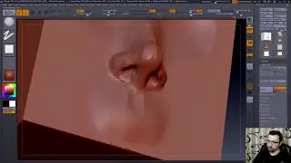 Изучаем и моделируем детали головы в ZBrush