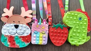 Pop it Bag Collection 2021 - Pop It Fidget Toy Purse Crossbody Bag
