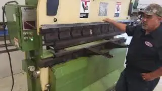 1972 Promecam Press Brake: Step-by-Step Demo & Explanation