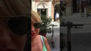 Рим.Мороженное La strega nocciola,ореховая ведьма...