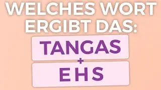 NEUE SPIELSHOW: Die Anagramm Show