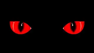 Spooky Eyes - Red | Animated Eye for helmets !