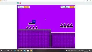 GEMOMATRY DASH GAME FROM SCRATCH