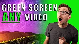 How to Easily Green Screen ANY Video in 60s!