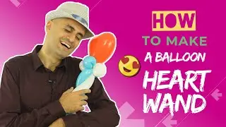 How to Make a Balloon Heart Wand