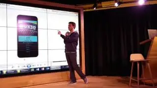 Ofir presenting prezzo.io at the DAO-TLV startups Pitch Night meetup
