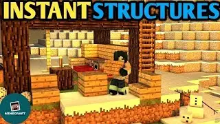 Instant Houses and Farms Add-on in Minecraft PE/BE Updated | 1.21.40+ | mrgamingisop | Android/IOS