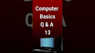 Computer Basics Q & A 13