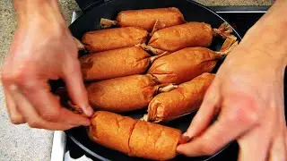 Колбасу не покупайте! Вот как приготовить дорогую вкусную колбасу из простых продуктов! 