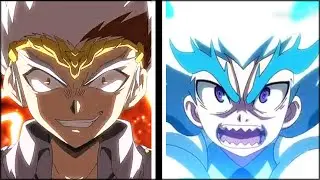 RYUGA VS LUI | Nightmare Longinus VS L-Drago Destroy | Metal Fight VS Beyblade Burst
