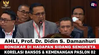 Geger! Ahli Pemohon Bongkar Di Hadapan Sidang MK Korelasi Bansos & Kemenangan Prabowo Gibran