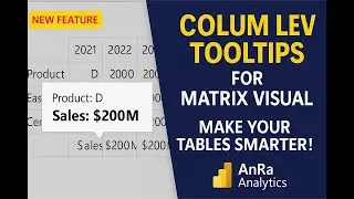 Column Level Custom Tooltip For Power BI