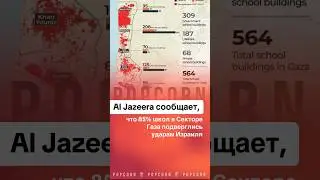 85% школ в секторе Газа, подверглись обстрелам Израиля! #израиль #секторгаза #палестина #удары