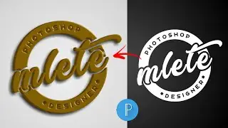 Create 3D Logo Design like Photoshop Cc in Pixellab || Logo Mockup in Pixellab.