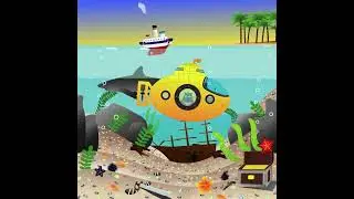 Анимация - морские приключения. 
