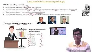 What is an Entrepreneur? II Difference between Entrepreneur & Manager II Lecture-04 II Unit-01 II