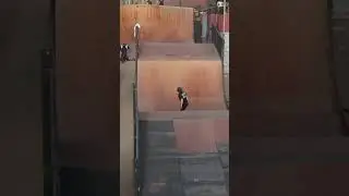 Most insane way to drop in on a skateboard? 🤔 