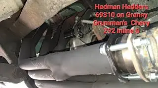 1973 Chevy 292 Inline 6 with Hedman headers and full new exhaust system