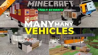 Many Many Vehicles | Truly Bedrock Season 1 [115] | Minecraft Bedrock Edition 1.14 SMP