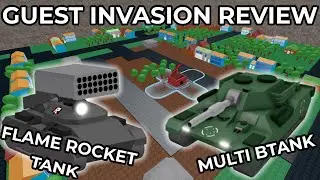 Guest Invasion Review - Flame Rocket Tank, Multi B Tank and Heavy Tank Destroyer+ | NIC