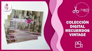 VUELVE AL PASADO! 💖 COLECCIÓN VINTAGE. Hará brillar tus proyectos de SCRAPBOOKING | JUGASA