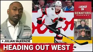 Linus Ullmark Rejoins Ottawa Senators For Western Road Trip + Interview with Julian McKenzie