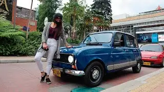 DANDO UNA VUELTA EN UN RENAULT 4 (por primera vez)