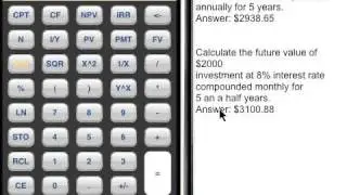 Calculate future value with compounded interest rate.