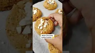 White Chocolate Coffee Cookies 🤫 Recipe Coming Soon 🔜#shorts #youtubeshorts #shortvideo #coffee