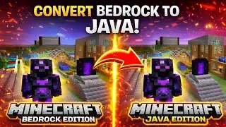 I Converted My Minecraft Bedrock World Into Java Edition!