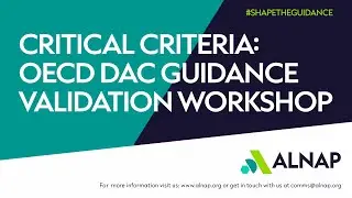 Critical Criteria: OECD DAC guidance validation workshop