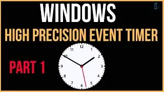 Windows HPET Performance tests  (PART 1)